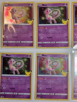 Pokemon Celebrations Card Lot Gold Mew Pikachu Gyardos - Image 3