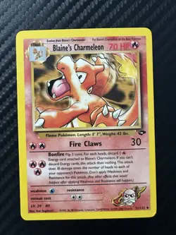 Pokemon Blaine's Charmeleon Uncommon Card Gym Challenge 31/132 NM Condition - Image 1
