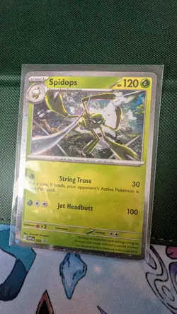 Pokemon Black Star Promo SVP009 Spidops Cosmos Holo Card - Image 1
