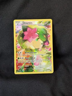 Pokemon TCG Shaymin Black Star Promo XY115 Holo Card - Image 1