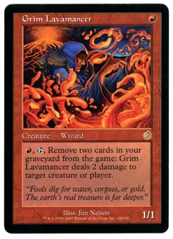 1X GRIM LAVAMANCER [TOR - TORMENT] - MTG VINTAGE CARD [EXCELLENT] - Image 1