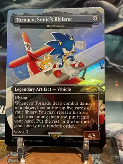 MTG | Tornado, Sonic's Biplane - Weatherlight [Secret Lair Sonic]✨FOIL✨ - Image 1