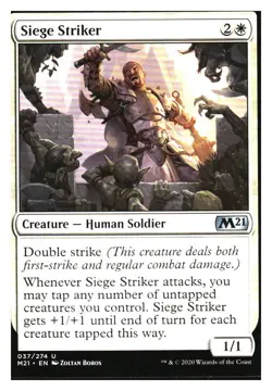 Siege Striker Core Set 2021 MTG - NM+ - Image 1
