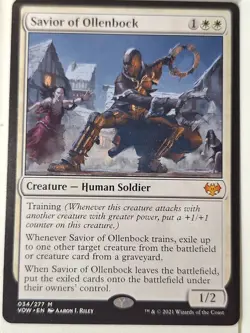 Savior of Ollenbock - Innistrad: Crimson Vow - Magic the Gathering MTG Nice! - Image 1