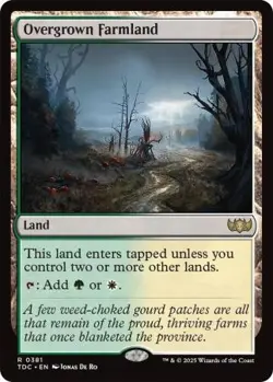 MTG Tarkir: Dragonstorm Commander - Overgrown Farmland - Image 1