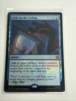 MTG Hide on the Ceiling 0032 (Foil) Marvel’s Spider-Man NM SPM - Image 1