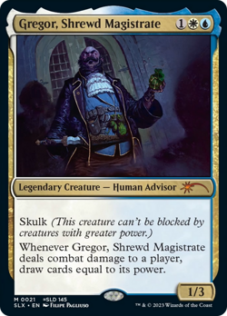 Gregor, Shrewd Magistrate - SLX #21 | NORMAL | NM | MTG - Image 1