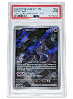 Pokemon 151 Ultra Premium Collection ~ MEWTWO ~ PSA 9 Black Star Promo SVP 052 - Image 1