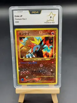 ENTEI REVERSE - POKEMON 244 NEO PREMIUM FILE 2 NEAR MINT JAPANESE VERSION PCA 9 - Image 1