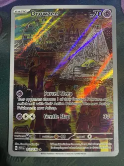 Pokemon TCG-Drowzee-Full Art IR-Holo-210/198-S&V Base Set-English - Image 1