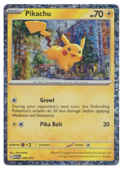 Pokemon TCG Mc Donalds Promo Match Battle 2023 Pikachu 006/015 English - Image 1