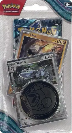 Pokemon TCG Twilight Masquerade Premium Checklane Blister Steelix NEW / SEALED - Image 1