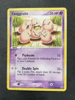Pokemon TCG Exeggcute EX FireRed & LeafGreen 33/112 Regular Uncommon MP - Image 1