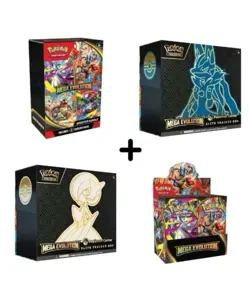 PRESALE! Mega Evolution Pokemon Center Both ETB’s+Enhanced Booster Box+Bundle - Image 1