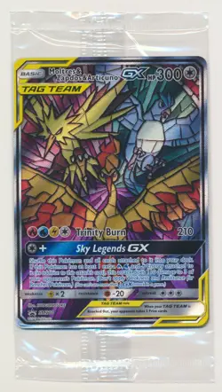 Pokemon Black Star Promo Moltres & Zapdos & Articuno GX SM210 FACTORY SEALED! - Image 1
