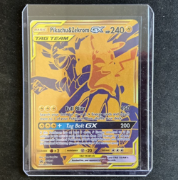 Pikachu & Zekrom GX SM248 Card NM Full Art Promo Pokemon - Image 1