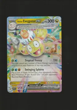 Pokemon Card Alolan Exeggutor ex 133/191 Double Rare Surging Sparks Near Mint - Image 1