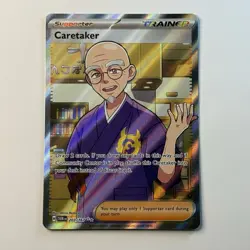 Pokemon - Caretaker - 203/167 - SV Twilight Masquerade - Full Art Trainer Card - Image 1