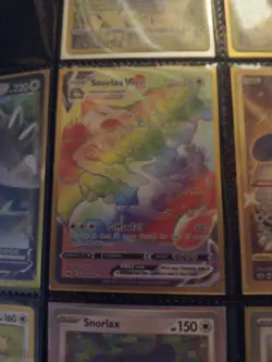 Snorlax VMAX Sword & Shield 206/202 Holo Secret Rare ~Pack Fresh~ Pokemon Card - Image 1