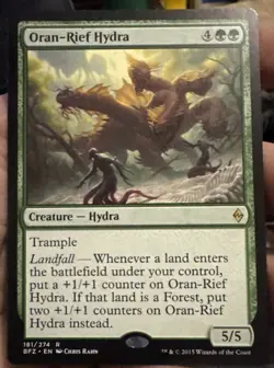 Magic the Gathering, Oran-Rief Hydra, No. 181 Rare, Creature Card - Image 1