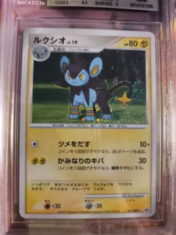 Pokemon Card Luxio Lv. 19 Diamond Pearl Promo Holo DP Japanese BGS Beckett 8 - Image 3