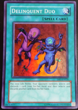 DELINQUENT DUO Yugioh TCG Card MRL-039 Ultra Rare - Image 1