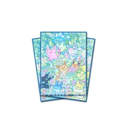 60PCS Trading Card Pokemon TCG Eevee Card Sleeves 67X92mm Standard Size - Image 2