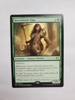 MTG - Heronblade Elite Commander: Innistrad: Midnight Hunt Regular R#026 - Image 1