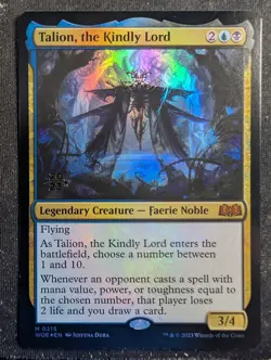 Talion, the Kindly Lord - Foil Prerelease - Wilds of Eldraine (MTG) - Image 1