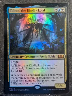 Talion, the Kindly Lord - Foil - Wilds of Eldraine (MTG) - Image 1