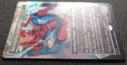 MTG super full art pleb foil spectacular spider man 923172 - Image 3