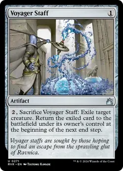 Voyager Staff #0271 MTG Ravnica Remastered RVR Uncommon Near Mint - Image 1