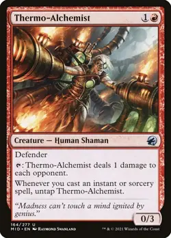 Thermo-Alchemist #164/277 MTG Innistrad: Midnight Hunt MID Uncommon Near Mint - Image 1