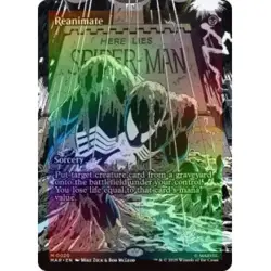 Foil Reanimate (borderless) M/NM Magic MTG Marvel's Spider-man: Marvel Universe - Image 1