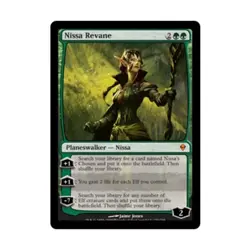 WOTC MtG Zendikar Nissa Revane (MR) EX - Image 1