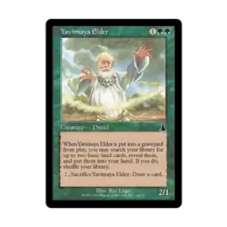 WOTC MtG Urza's Destiny Yavimaya Elder (C) (Foil) VG - Image 1