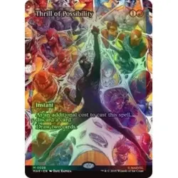 Foil Thrill Of Possibility (borderless) MTG Marvel's Spider-man: Marvel Universe - Image 1