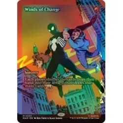 Foil Winds Of Change (borderless) M/NM MTG Marvel's Spider-man: Marvel Universe - Image 1