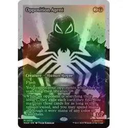 Foil Opposition Agent (borderless) M/NM MTG Marvel's Spider-man: Marvel Universe - Image 1