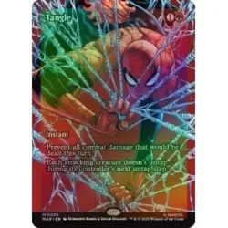 Foil Tangle (borderless) M/NM Magic MTG Marvel's Spider-man: Marvel Universe - Image 1