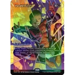 Foil Parallel Lives (borderless) M/NM MTG Marvel's Spider-man: Marvel Universe - Image 1