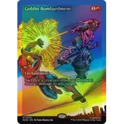 Foil Goblin Bombardment (borderless) MTG Marvel's Spider-man: Marvel Universe - Image 1