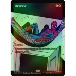 Foil Reprieve (borderless) M/NM Magic MTG Marvel's Spider-man: Marvel Universe - Image 1
