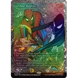 Foil Leyline Binding (borderless) X4 MTG Marvel's Spider-man: Marvel Universe - Image 1