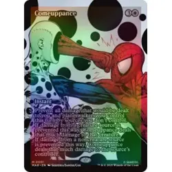 Foil Comeuppance (borderless) X4 M/NM MTG Marvel's Spider-man: Marvel Universe - Image 1
