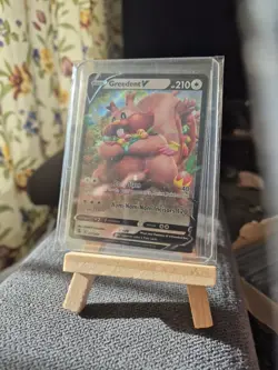 Greedent V 217/264 Holo Rare Fusion Strike Pokemon Cards TCG Near Mint NM - Image 1