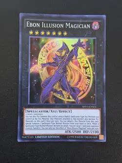 YuGiOh! Ebon Illusion Magician Limited Edition SHVI-ENSE1 NM - Image 1