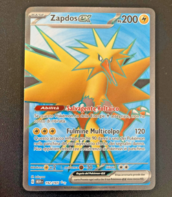 Pokemon Card Zapdos ex Full Art 192/165 151 ITA italiano near mint NM - Image 1