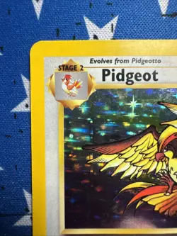 1999 Pidgeot 08/64 Jungle Holo Tcg Vintage Pokemon Card - Image 3