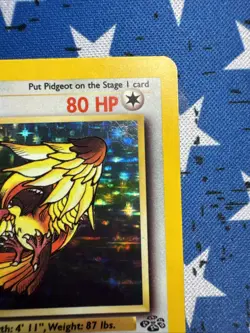 1999 Pidgeot 08/64 Jungle Holo Tcg Vintage Pokemon Card - Image 4